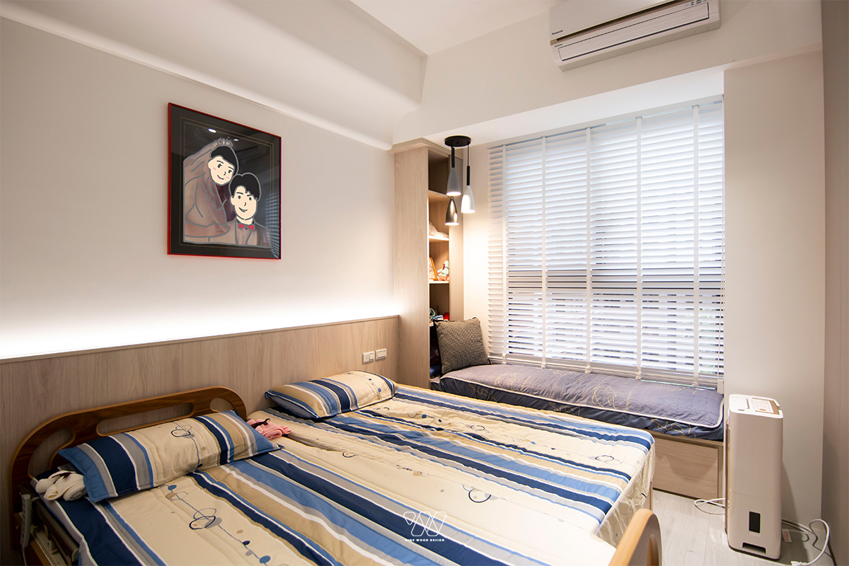 源峰晴境 臥室 現代風 室內設計 臥榻